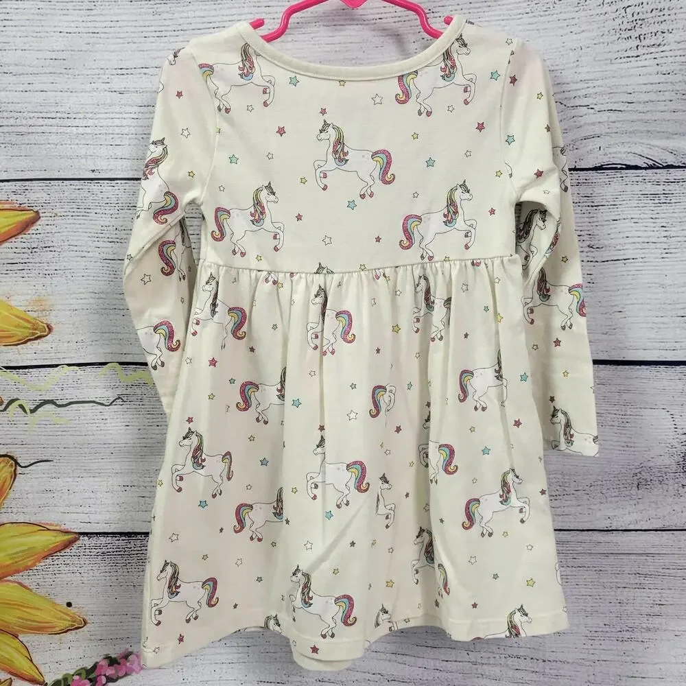Wonder‎ Nation Girls Long Sleeve Dress Size 3T